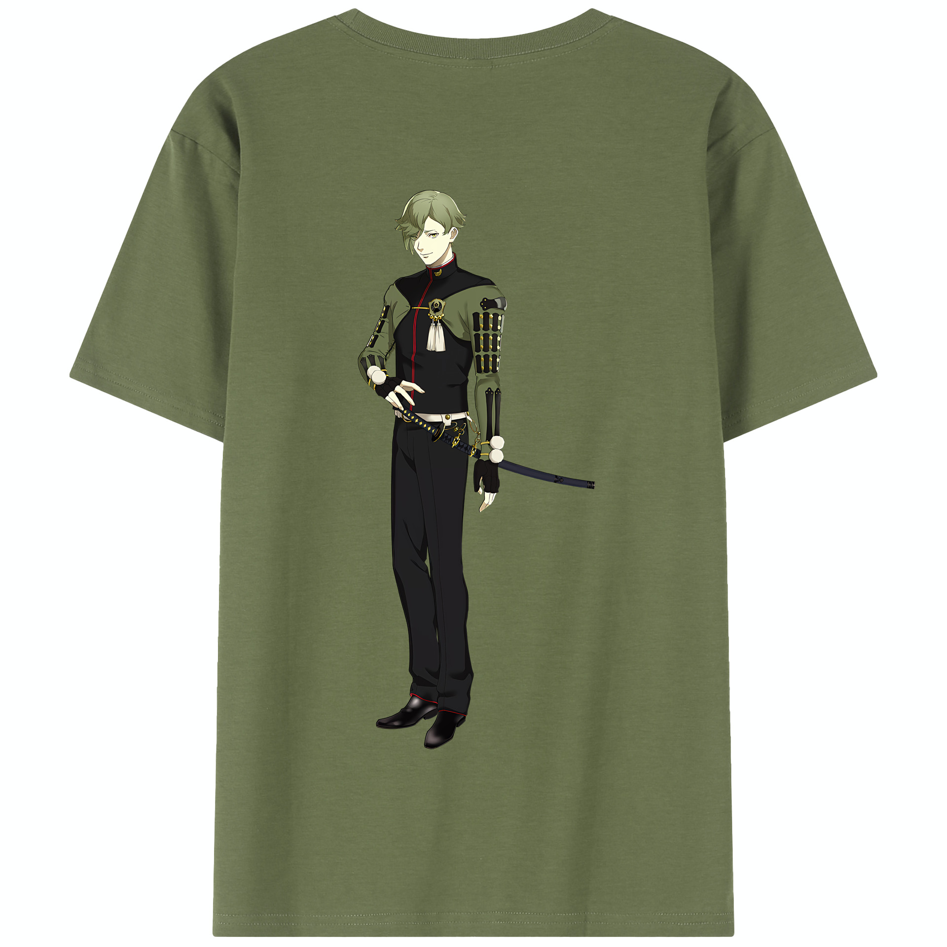 （画像用） 刀剣乱舞 Touken Ranbu 綿100％半袖Tシャツ（背面プリント）